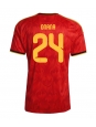 Moške Nogometnih dresov Belgija Amadou Onana #24 Domači SP 2026 Kratki rokavi Moške Nogometnih dresov Belgija Amadou Onana #24 Domači SP 2026 Kratki rokavi